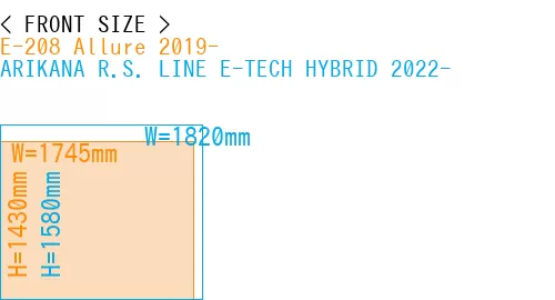 #E-208 Allure 2019- + ARIKANA R.S. LINE E-TECH HYBRID 2022-